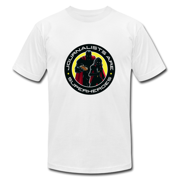 Journalists Are Superheroes - white