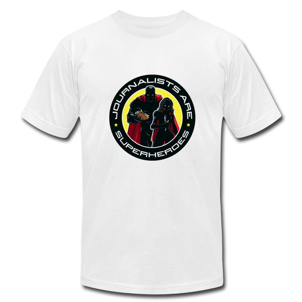 Journalists Are Superheroes (Women) T-Shirt - white