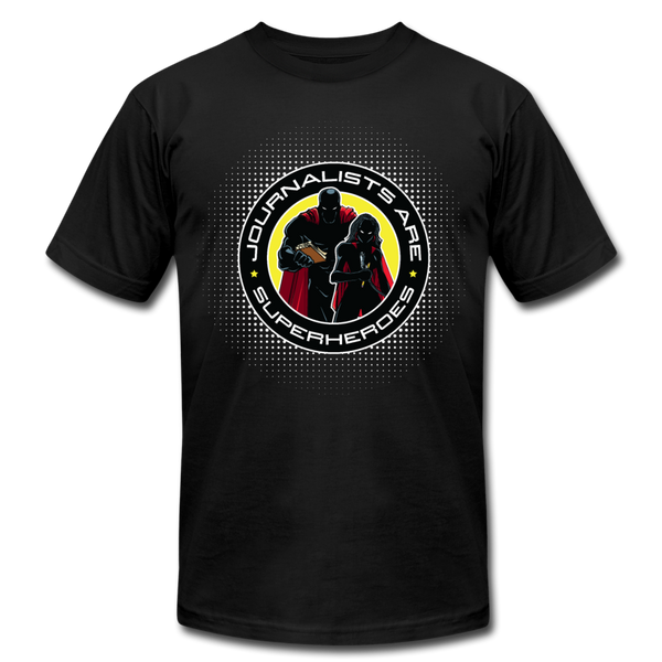 Journalists Are Superheroes (Women) T-Shirt - black