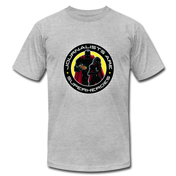 Journalists Are Superheroes (Women) T-Shirt - heather gray