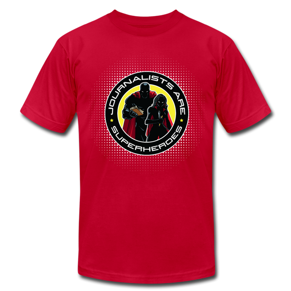 Journalists Are Superheroes (Women) T-Shirt - red
