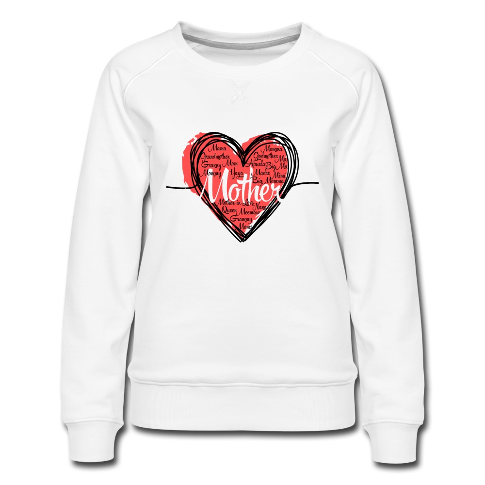 Mother Heart Sweatshirt (light) - white