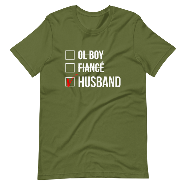 Husband Checked Box (Dark) T-Shirt