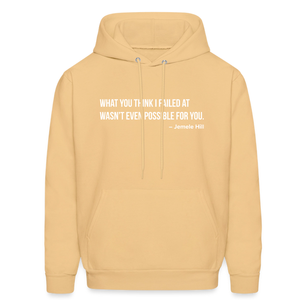 You Think I Failed (Black Hoodie) - light gold 