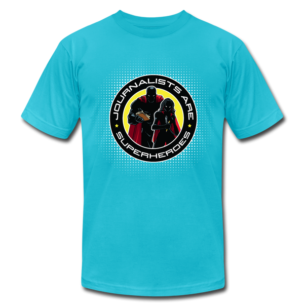 Journalists Are Superheroes (Women) T-Shirt - turquoise