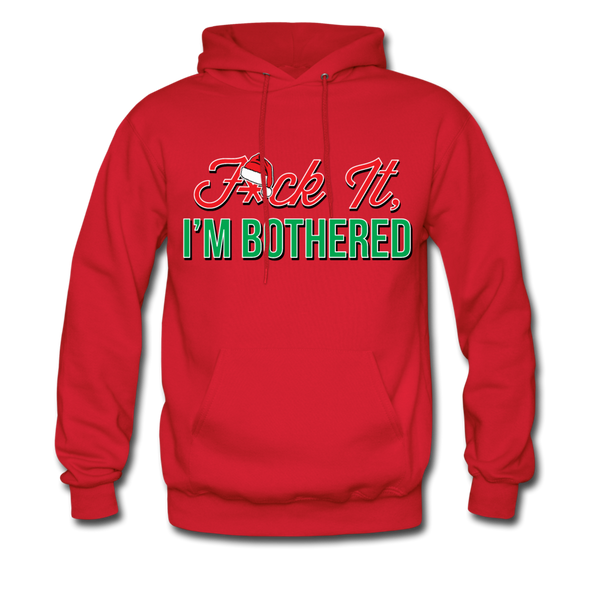 F*ck It, I'm Bothered (Santa) Hoodie - red