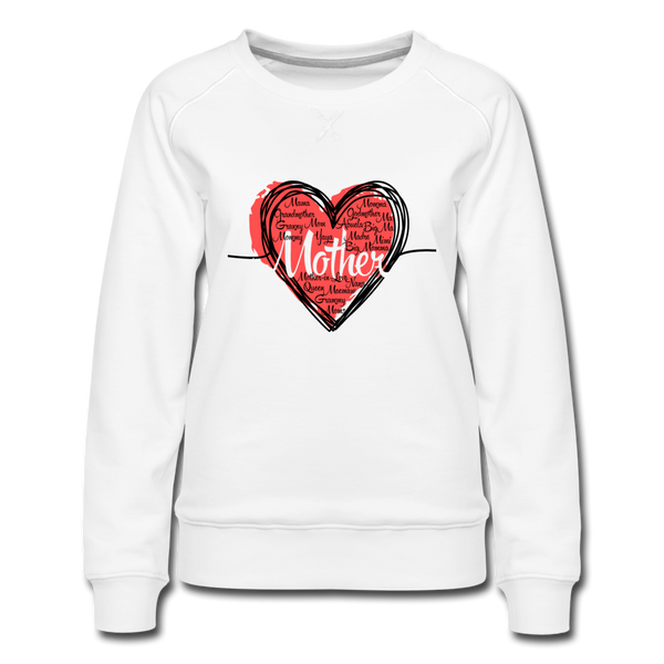 Mother Heart Sweatshirt (light) - white